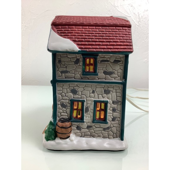 Vintage Trim A Home Blacksmith Finley Forge lighted Village EUC - Picture 4 of 12